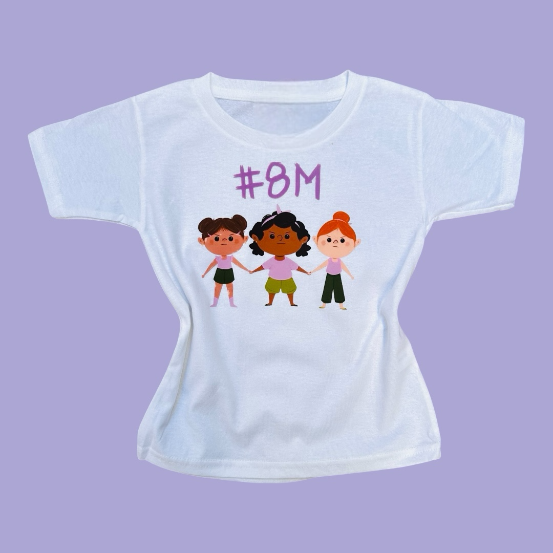 T- Shirt Niñas unidas #8M