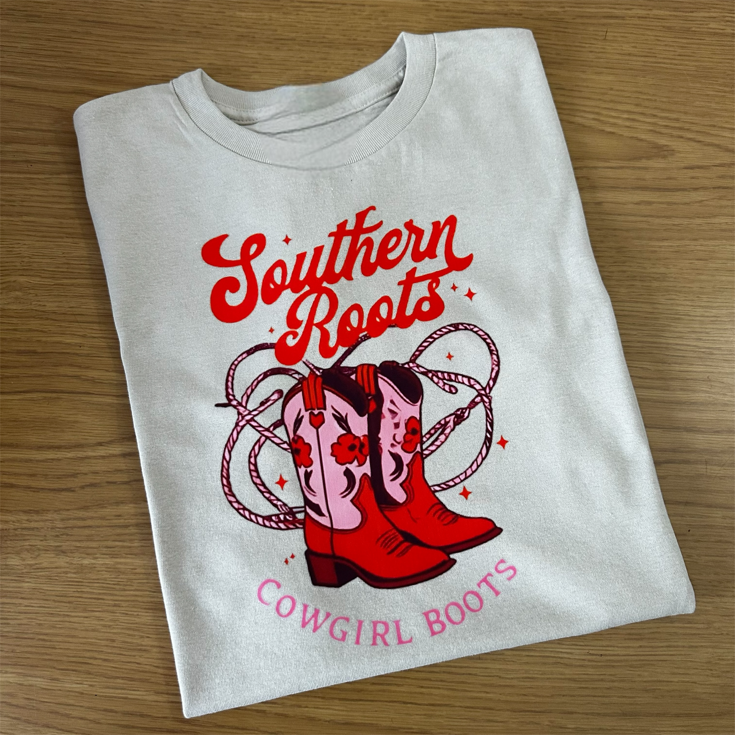 T Shirt Cowgirl Boots