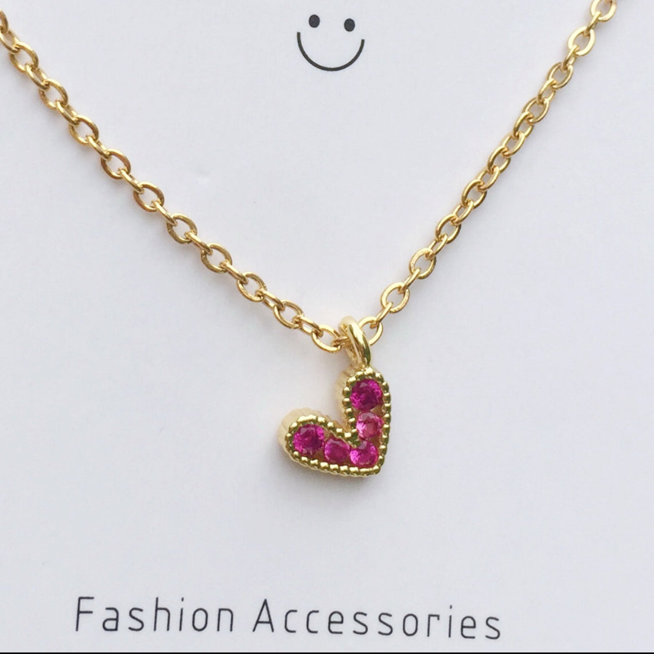 Cadena con dije de corazón