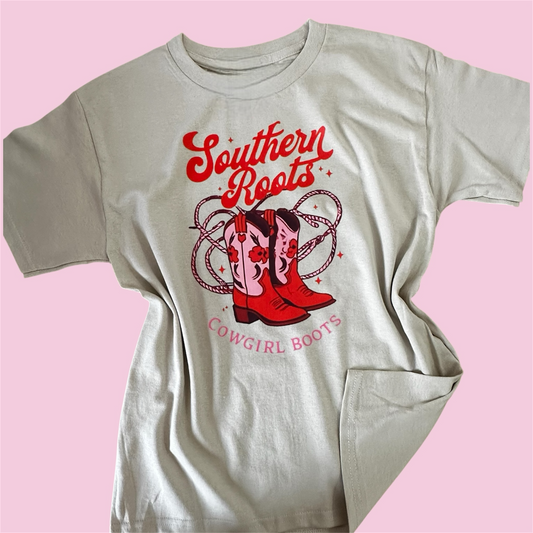 T Shirt Cowgirl Boots