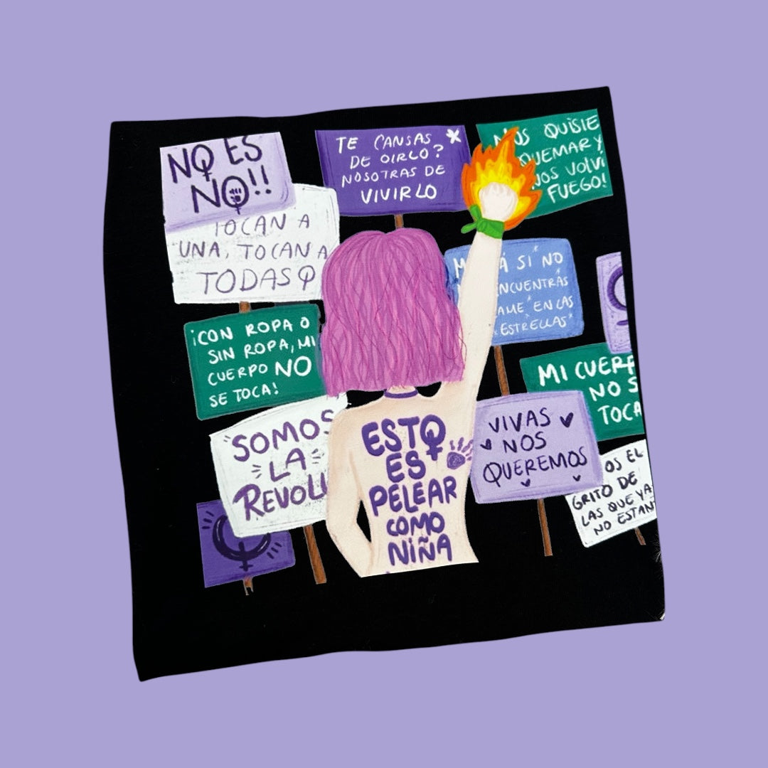 T- Shirt Marchando #8M 💜