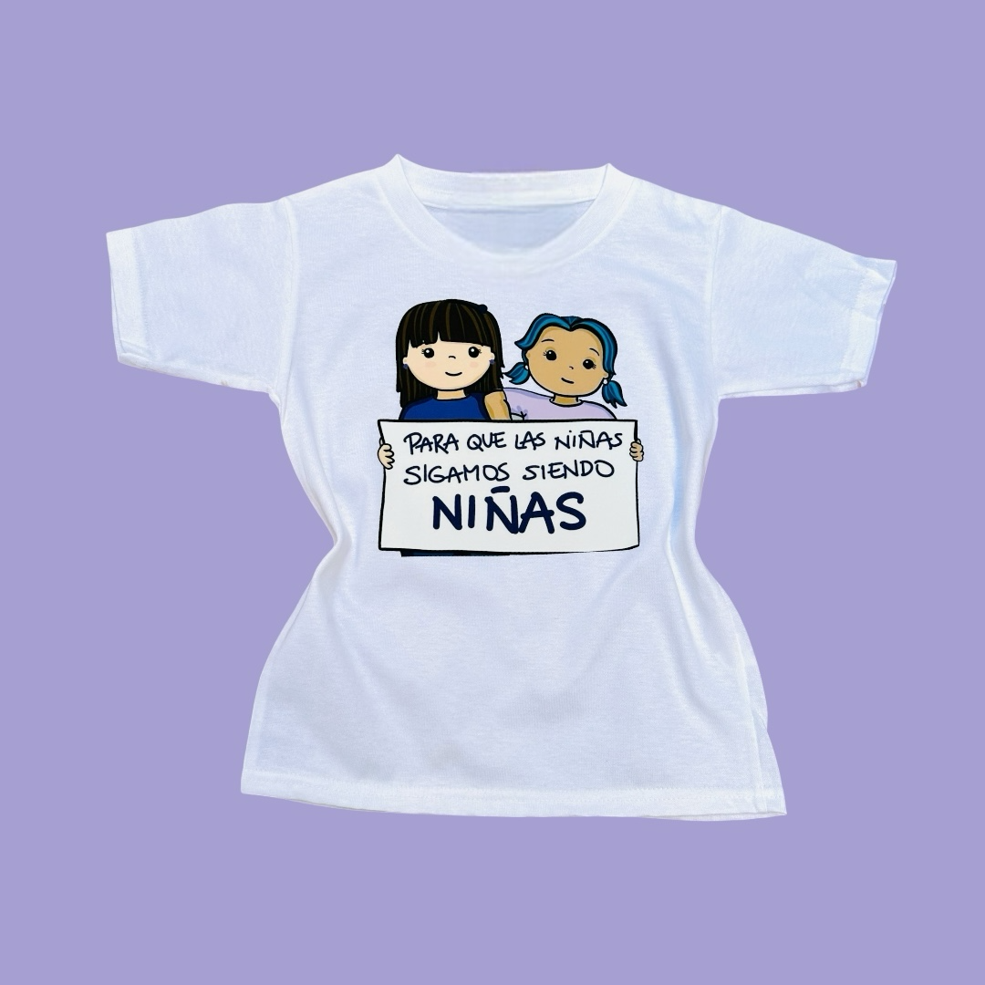 T- Shirt Siendo niñas 💜