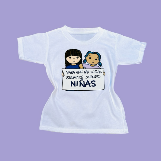 T- Shirt Siendo niñas 💜