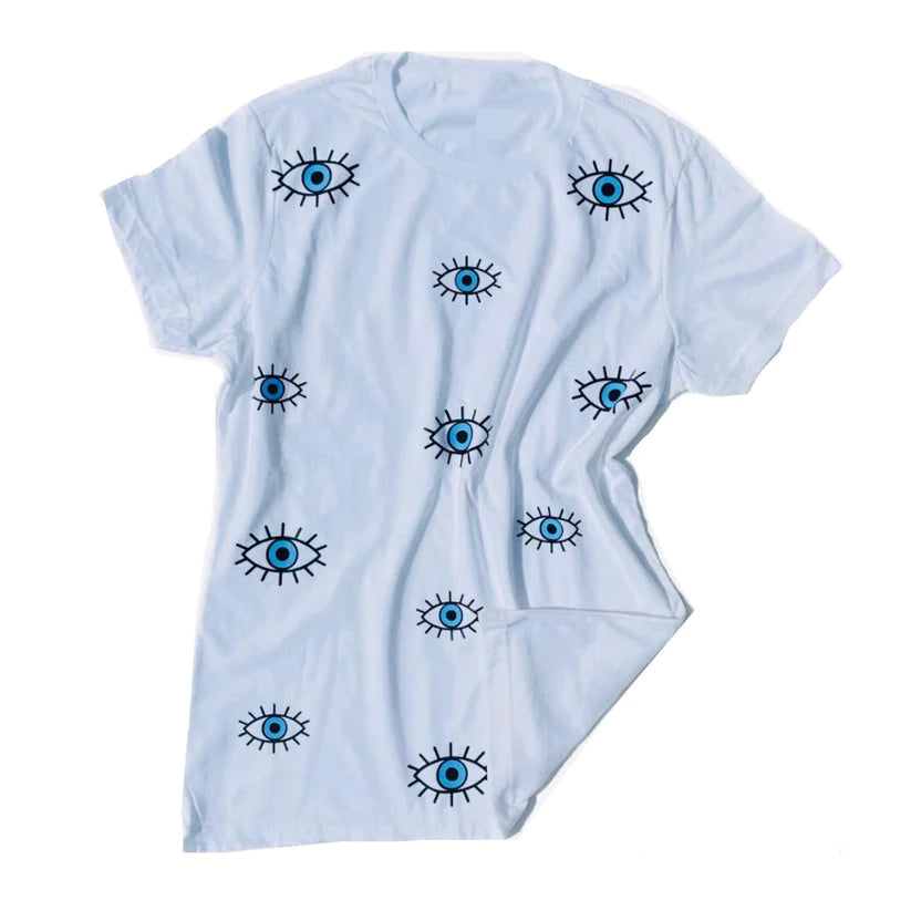 T Shirt con diseño de ojos turcos
