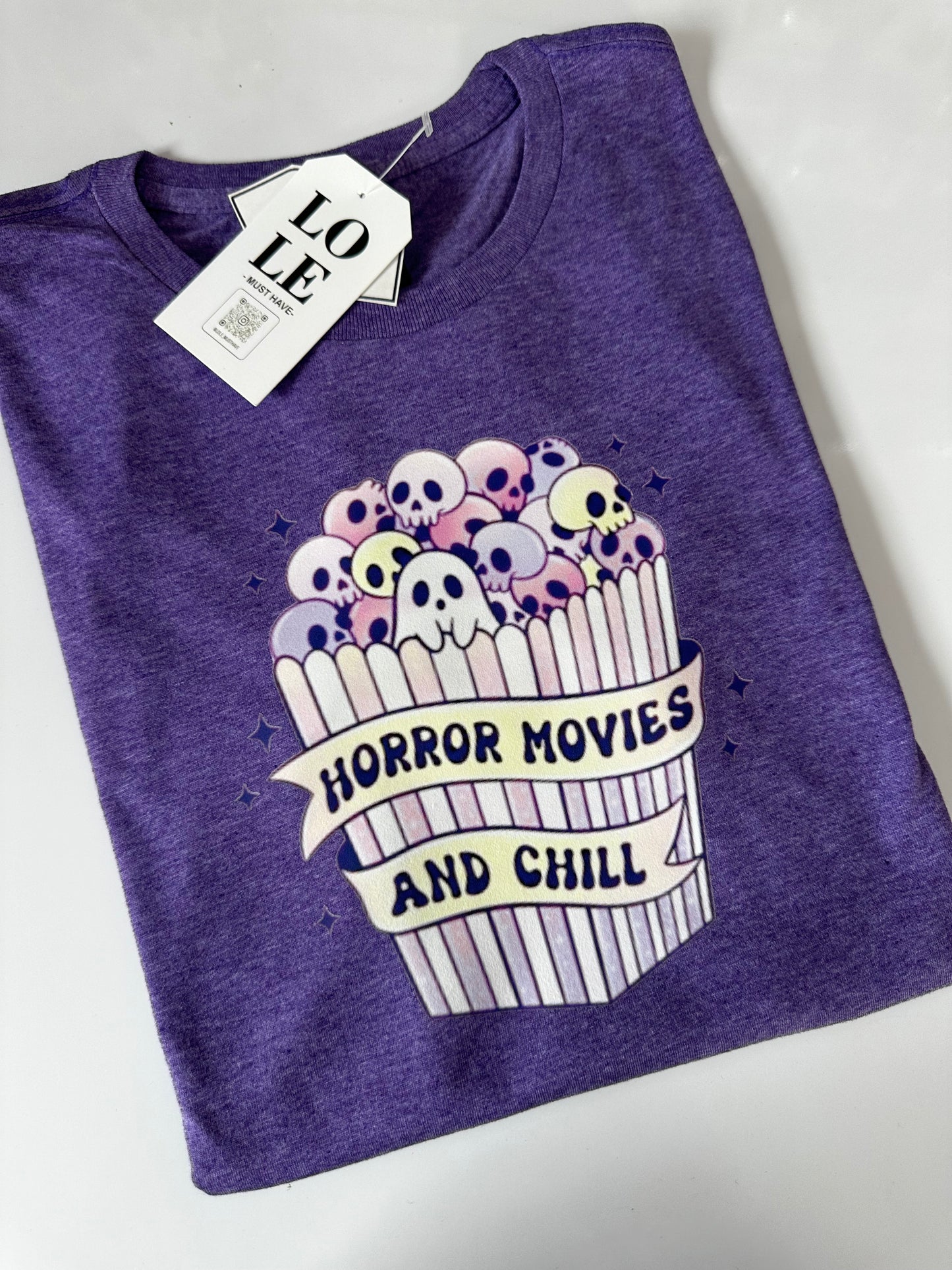 T Shirt Horror Movies And Chill