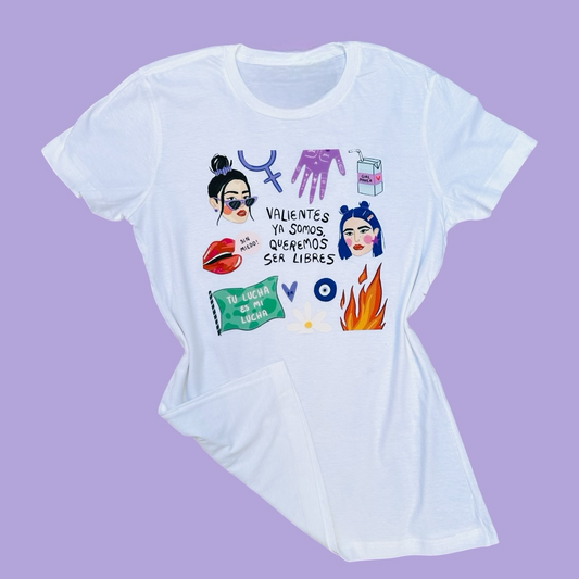 T - Shirt Valientes #8M 💜