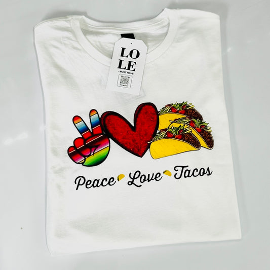 Peace • Love • Tacos T Shirt