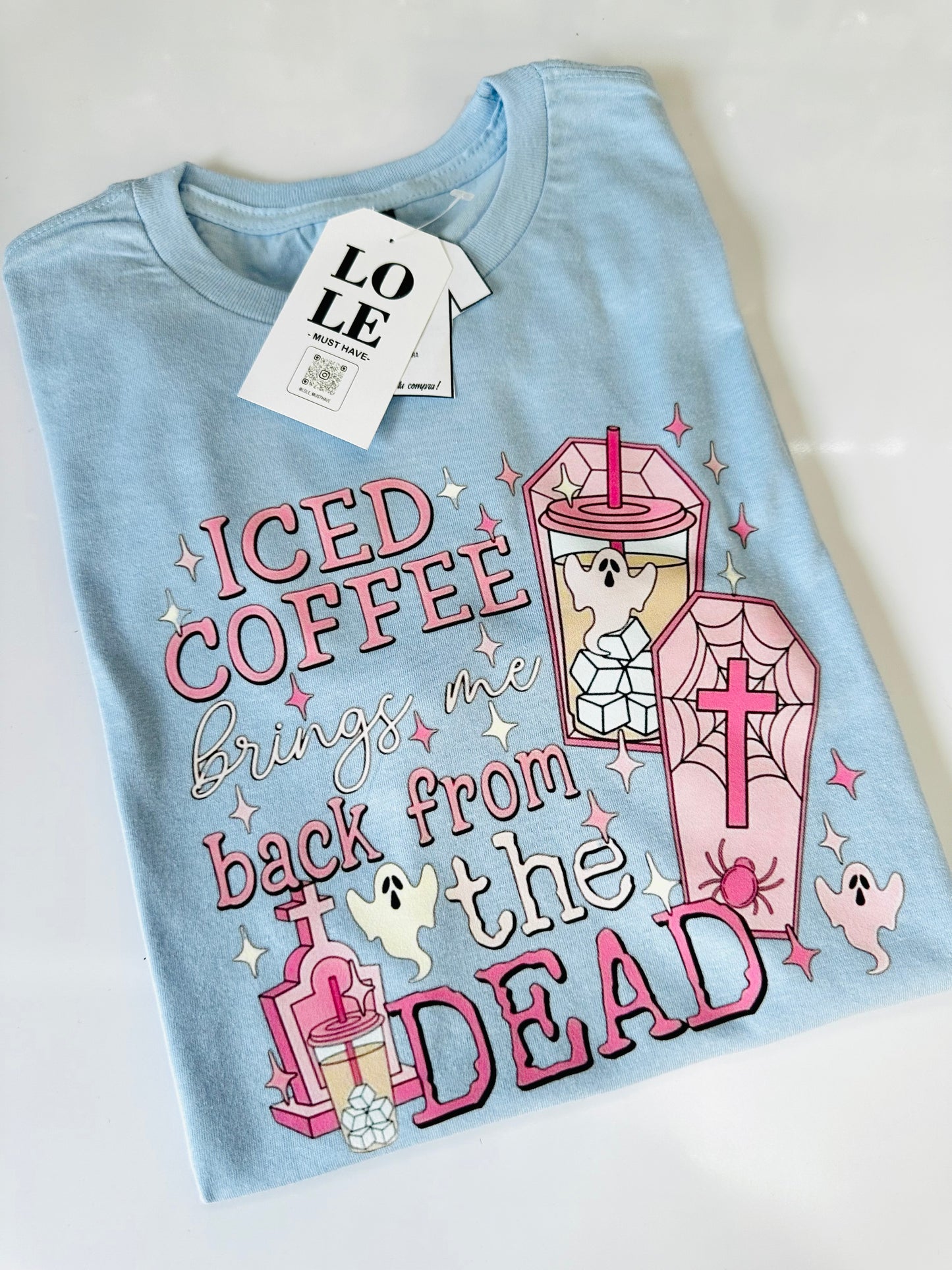 T Shirt Iced Cofee