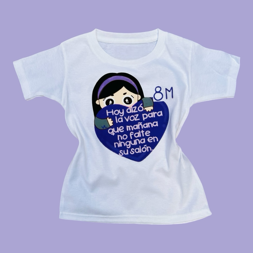 T- Shirt Alzando la voz #8M
