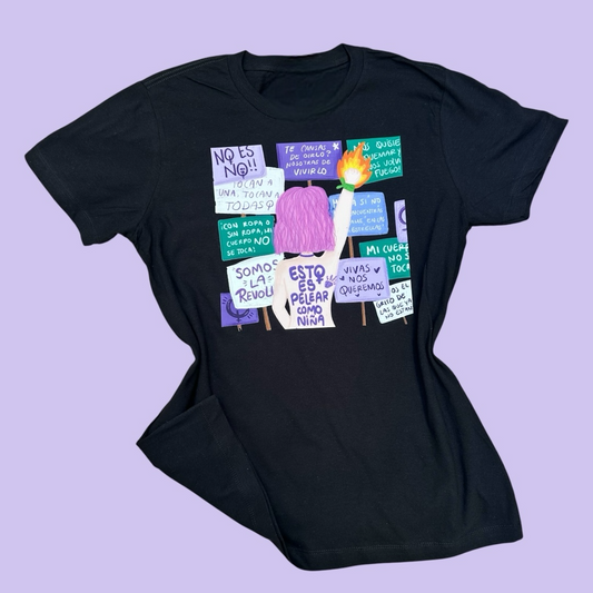 T- Shirt Marchando #8M 💜