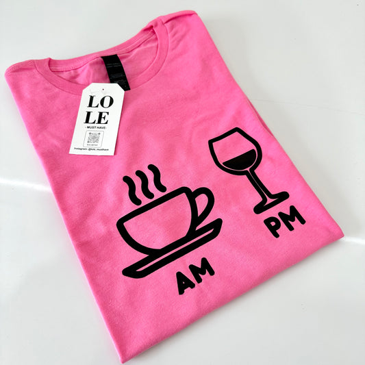 T Shirt con diseño AM - PM