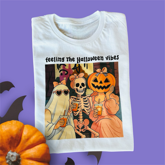T Shirt Feeling the Halloween vibes
