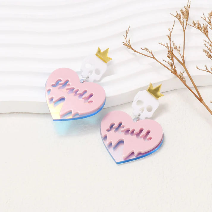 Aretes en forma de corazón