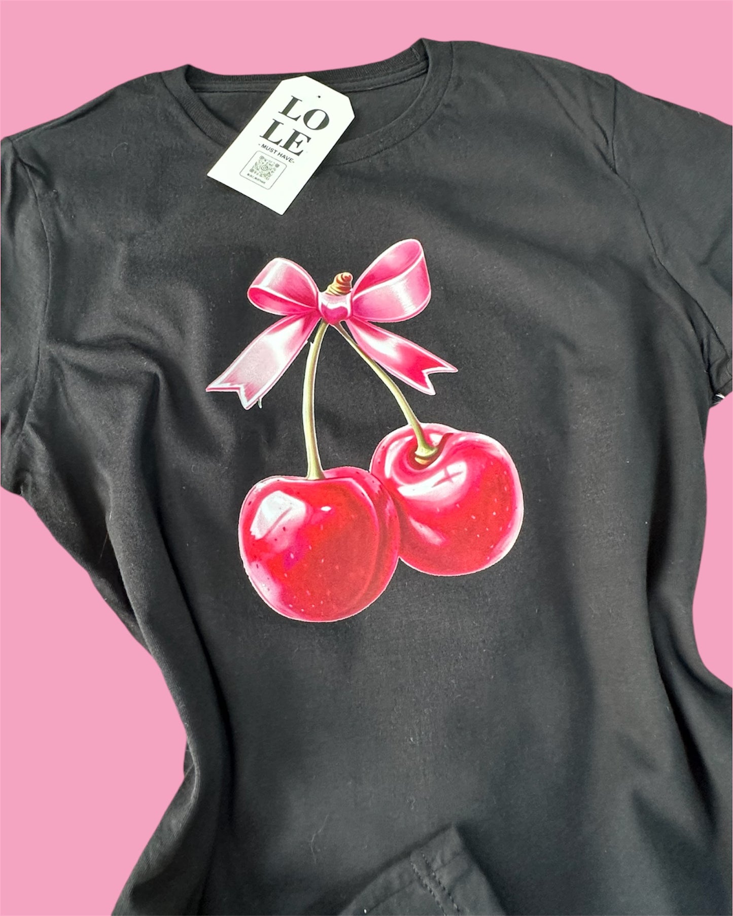 T Shirt Cherry bow 🍒 🎀