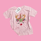T-shirt kids Pink reno 🦌 ✨