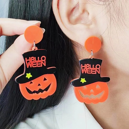 Aretes en forma de calabaza