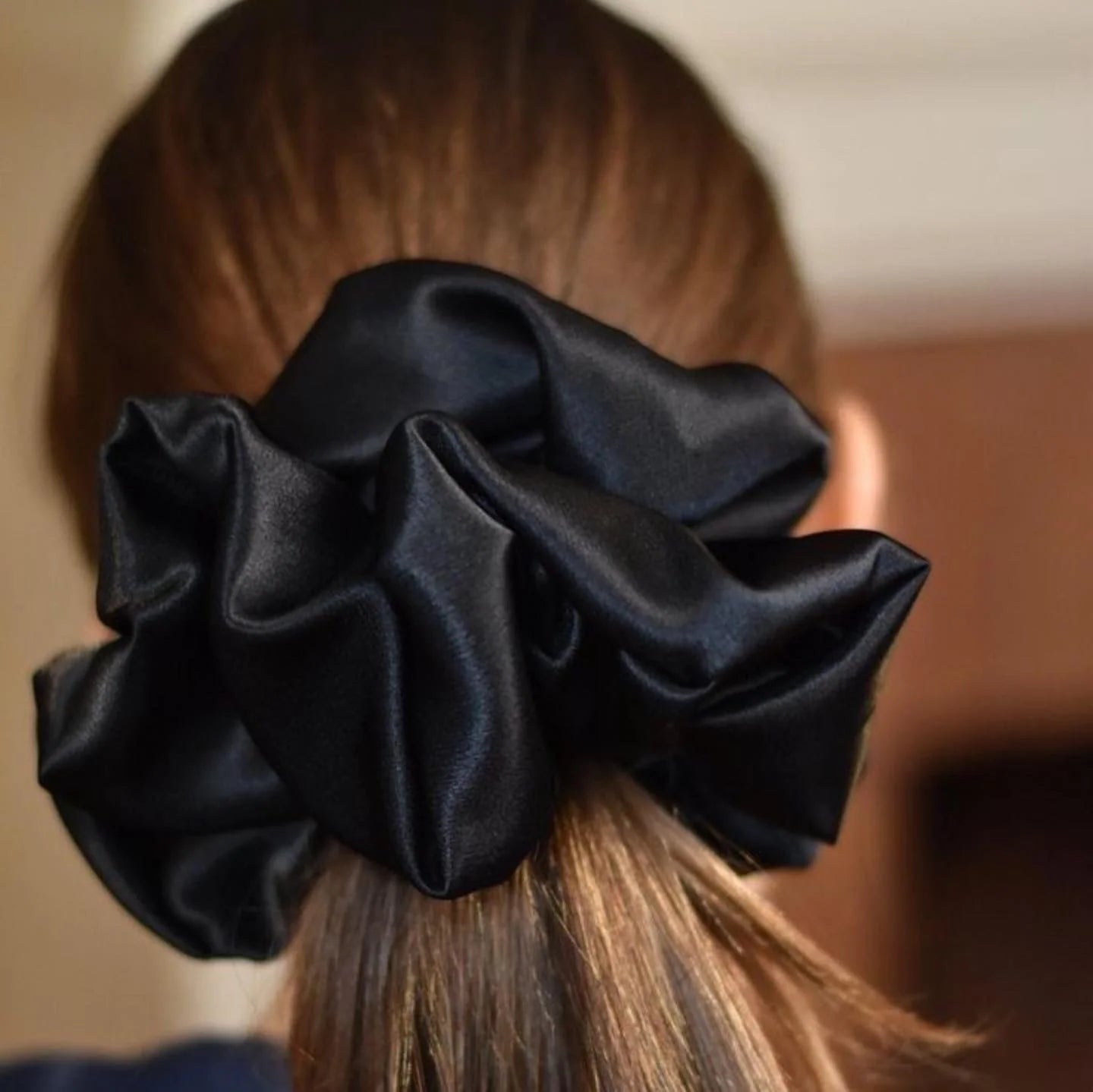 Scrunchie XXL negra