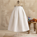 Falda midi blanca