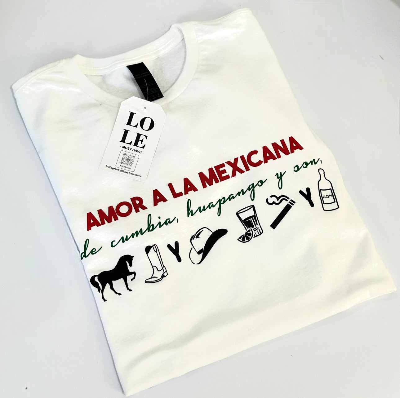 T Shirt Amor a la mexicana