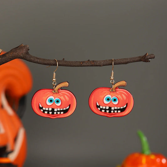 Aretes en forma de calabaza