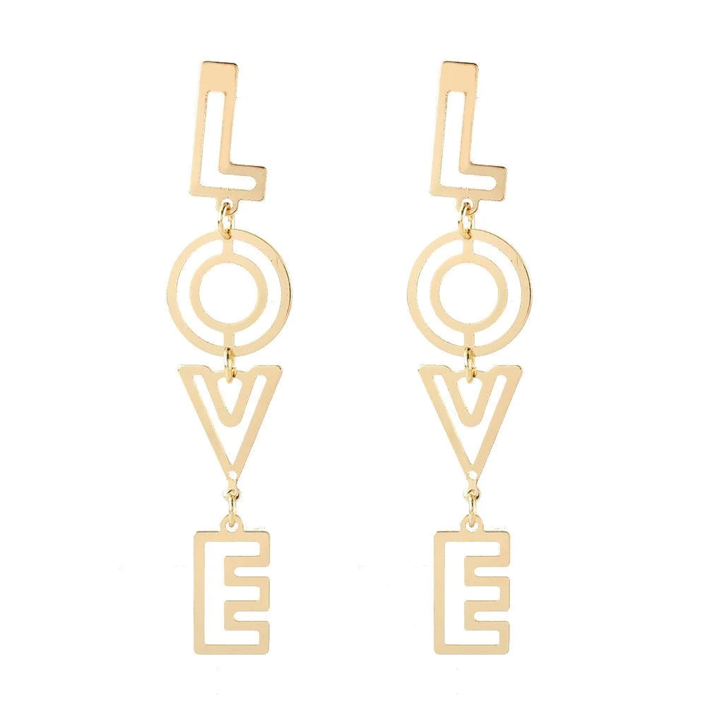 Aretes LOVE