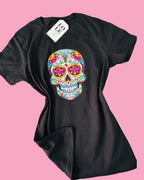 T Shirt Calavera de colores