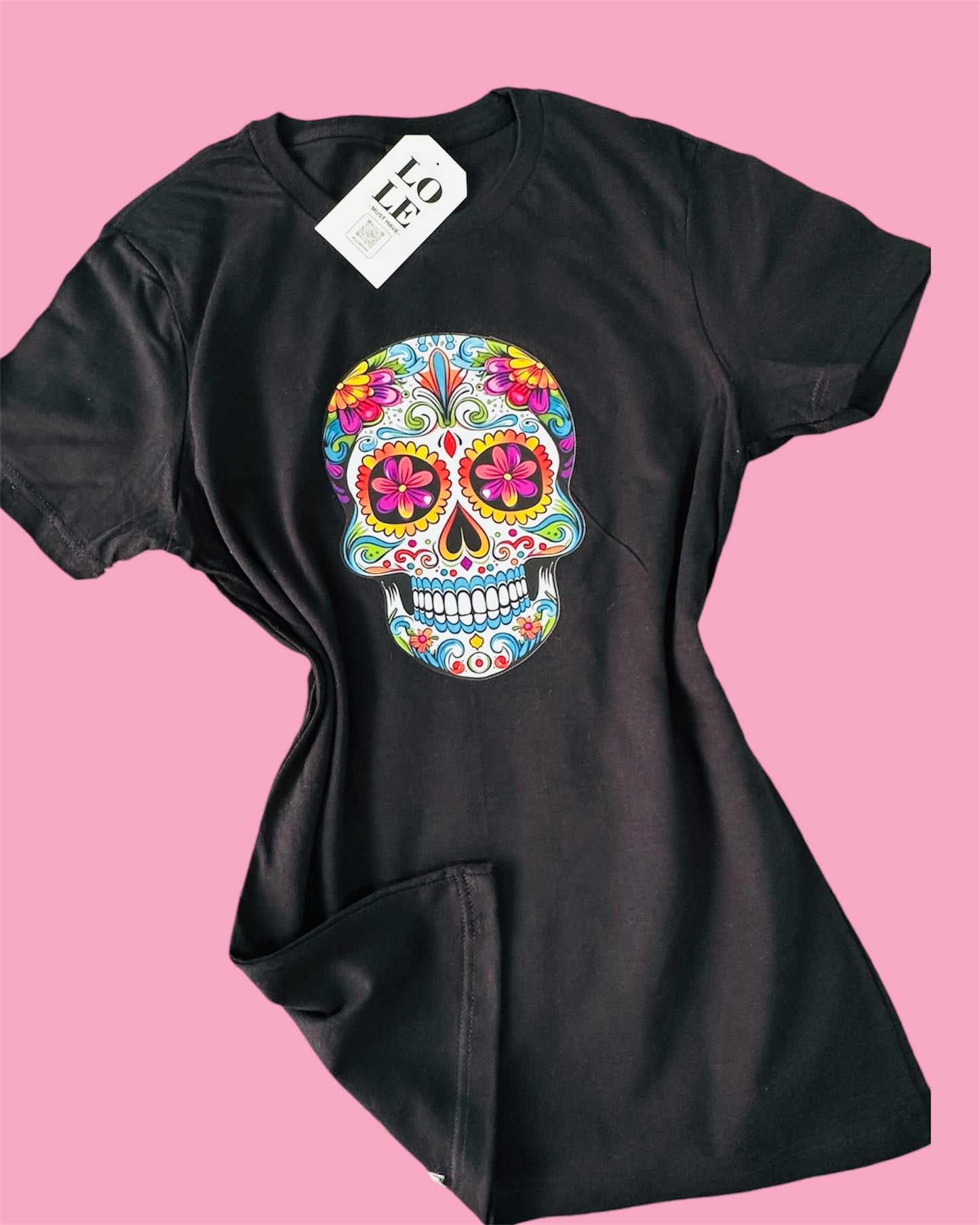 T Shirt Calavera de colores