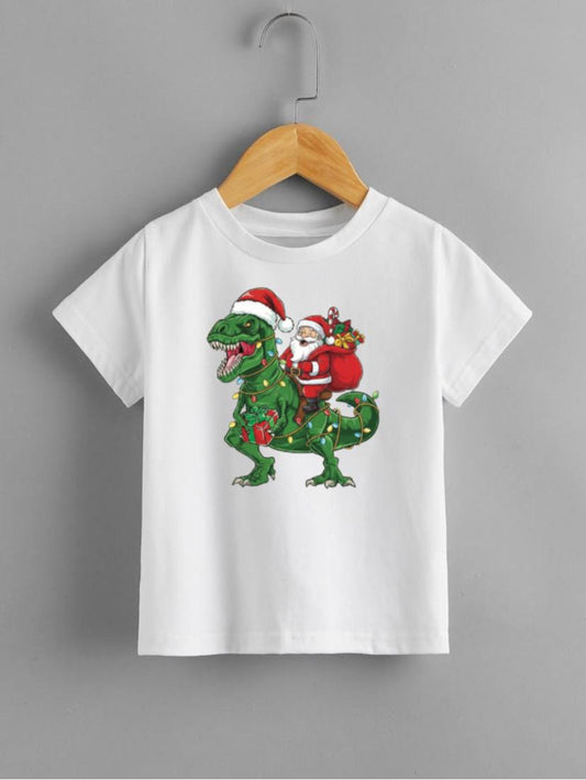 T-Shirt niña Dinonavidad