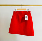 Falda mini roja