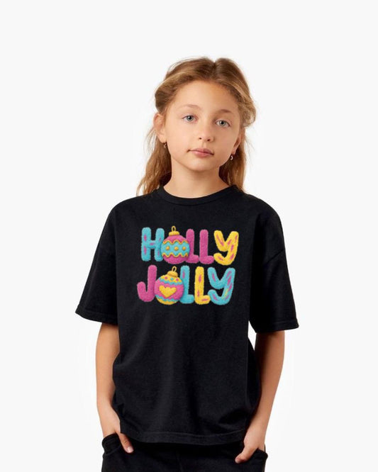 T-Shirt niña Holly Jolly