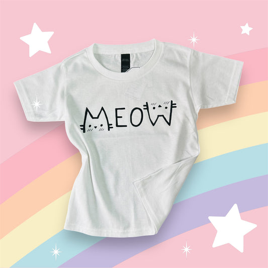 T Shirt kids Meow