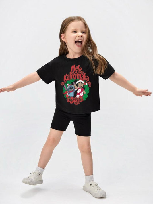T-Shirt niña Mele kalikimaka