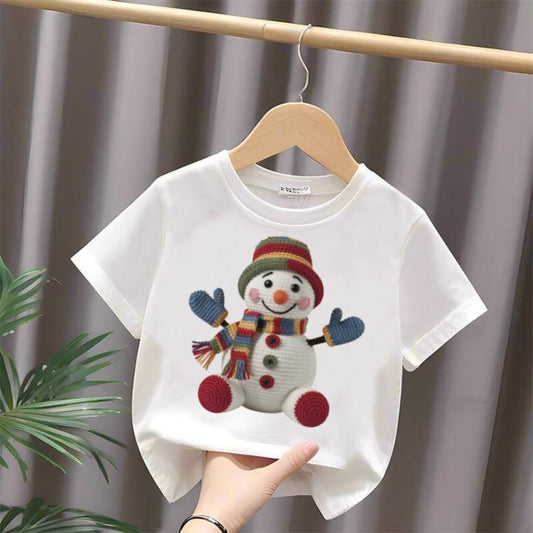 T-Shirt niña Monito de Nieve