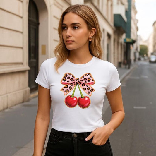 T-Shirt Moño Cereza 🎀🍒