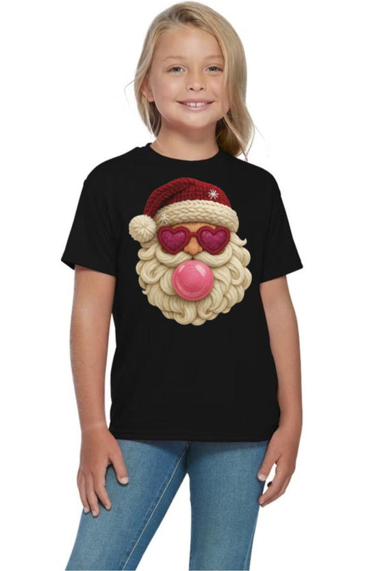 T-Shirt niña Santa Tejido