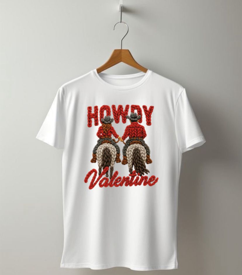 T-Shirt Howdy Valentine🐴❤️