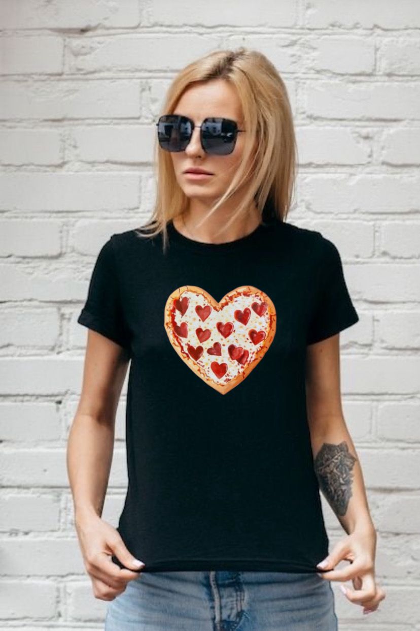 T-Shirt Corazón Pizza ❤️🍕