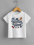 T-shirt niña Winter vibes