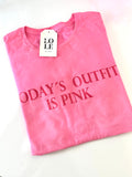 T Shirt Today’s outfit is pink